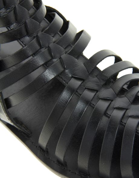 Kg By Kurt Geiger Mendoza Gladiator Sandals in Black for Men | Lyst