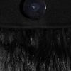 Marc Jacobs Faux Furtrimmed Wool Jacket in Black - Lyst