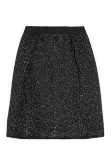 Marc Jacobs Metallic Woolblend Bouclé Skirt - Lyst