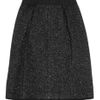 Marc Jacobs Metallic Woolblend Bouclé Skirt in Black - Lyst