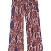 Matthew Williamson Pythonprint Chiffon Palazzo Pants in Purple - Lyst