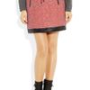 Proenza Schouler Drawstring Wool Blend Tweed Mini Skirt in Pink (orange) - Lyst