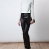 Yasmin Kianfar Pleated Crepe Silk Top in Green (mint) - Lyst