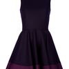 Alexander Mcqueen Flared Dress in Purple (aubergine) - Lyst