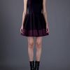Alexander Mcqueen Flared Dress in Purple (aubergine) - Lyst