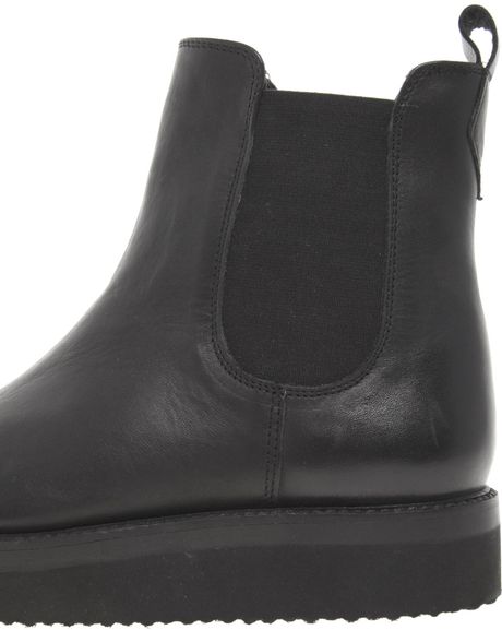 womens flatform chelsea boots