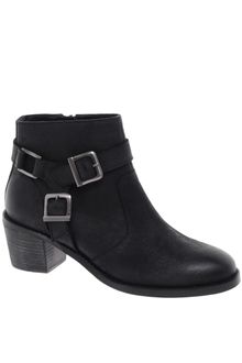 Asos Asos Asteroid Leather Ankle Boots with Stirrup - Lyst