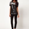Asos Collection Embellished Tshirt with Mosaic Beading in Multicolor (multi) - Lyst