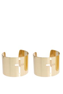 Asos Cross Double Cuff - Lyst