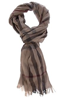 Burberry Brit Checked Scarf - Lyst