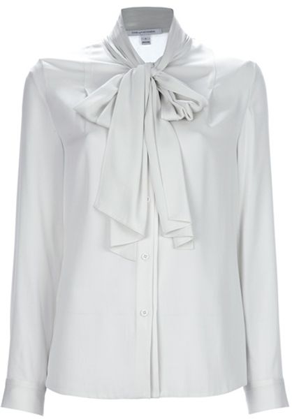 Diane Von Furstenberg New Edde Blouse in White - Lyst