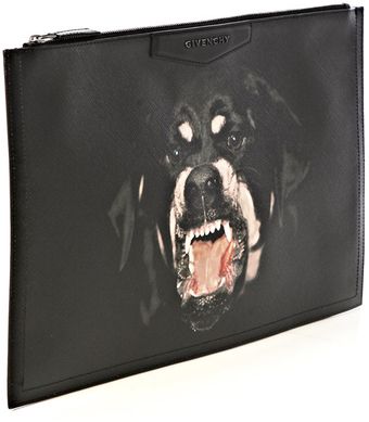 Givenchy Rottweiler Print Clutch Bag - Lyst