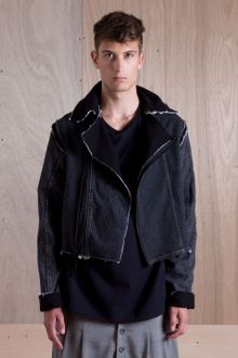 J.W. Anderson Jw Anderson Mens Deconstructed Denim Jacket - Lyst