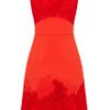 Karen Millen Coloured Lace Dress in Red - Lyst