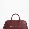 Marc Jacobs Venetia Leather Satchel in Red (bordeaux) - Lyst