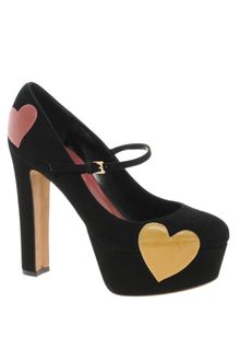 Moschino Cheap & Chic Moschino Cheap and Chic Griselda Heart Print Mary Jane Shoes - Lyst