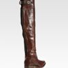 Rag & Bone Pearce Leather Overtheknee Boots in Brown - Lyst
