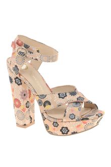 River Island Printed Platform Sandals - Lyst