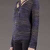 Theyskens' Theory X Neck Sweater in Blue (mauve) - Lyst