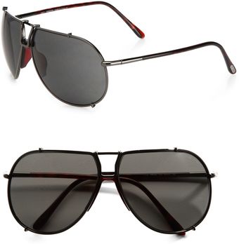 Tom Ford Metal Aviator Sunglasses - Lyst