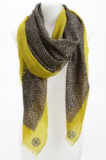 Tory Burch Dunraven Wool Scarf - Lyst