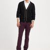 Versace Wool Stud Cardigan in Black for Men - Lyst