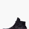 Balmain Black Calfhair Sneakers in Black for Men - Lyst