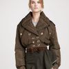 Burberry Prorsum Silk Bomber Jacket in Green (kale) - Lyst