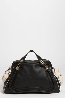 Chloé Military Paraty Large Leather Satchel - Lyst