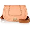 Chloé Marcie Leather Shoulder Bag in Orange - Lyst