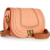 Chloé Marcie Leather Shoulder Bag in Orange - Lyst