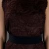 Emilio Pucci Scallop Trimmed Lace Dress in Red (purple) - Lyst