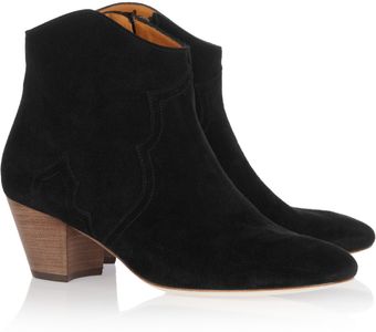 Isabel Marant Dicker Suede Ankle Boots - Lyst