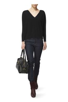 Jaeger Wool Cashmere Batwing Sweater - Lyst