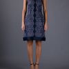 Lanvin Lace Dress in Blue - Lyst