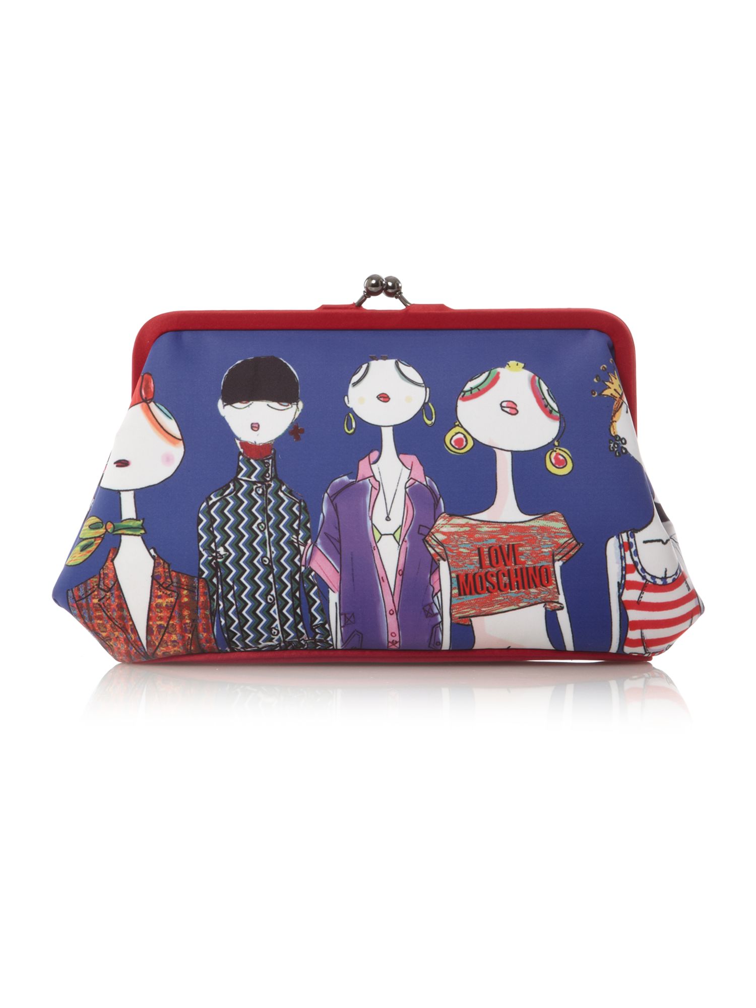 Love Moschino Charming Ladies Clutch Bag in Blue (multicoloured) Lyst