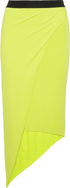 Mason by Michelle Mason Asymmetric Stretchjersey Skirt - Lyst