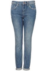 Moto Moto Dirty Vintage Wash Slim Jeans