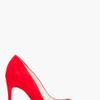 Rupert Sanderson Red Suede Laira Heels in Red - Lyst