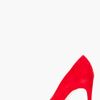 Rupert Sanderson Red Suede Laira Heels in Red - Lyst