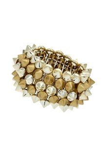 Topshop Spike Stretch Bracelet - Lyst