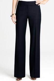 Ann Taylor Petite Signature Tropical Wool Trousers - Lyst