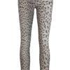 Current/elliott The Rolled Skinny Cord in Beige (leopard) - Lyst