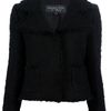 Giambattista Valli Tweed Jacket in Black - Lyst