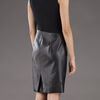 J. Mendel Leather Piece Dress in Black - Lyst