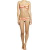 Matthew Williamson Boned Bandeau Bikini in Orange (snake) - Lyst