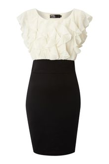 Pussycat Pussycat Bodycon Ruffle Dress - Lyst