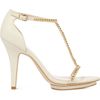 Reiss Chain Strappy Sandals in Gold (cream) - Lyst