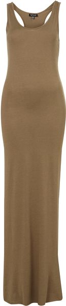 Topshop Racer Back Maxi Dress - Lyst