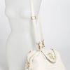 Tory Burch Amanda Satchel in White (bleach) - Lyst